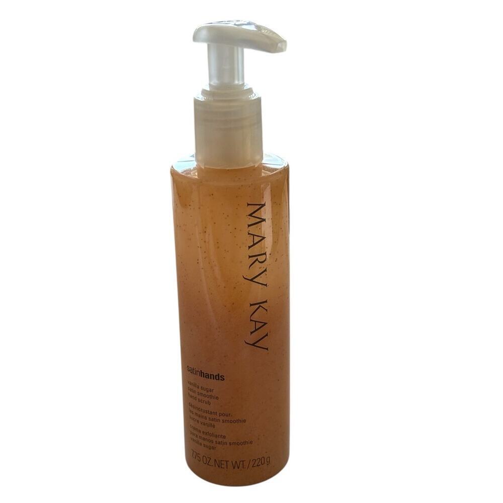 New Mary Kay Satin Hands Vanilla Sugar Satin Smoothie Hand Scrub Full Size 7.7